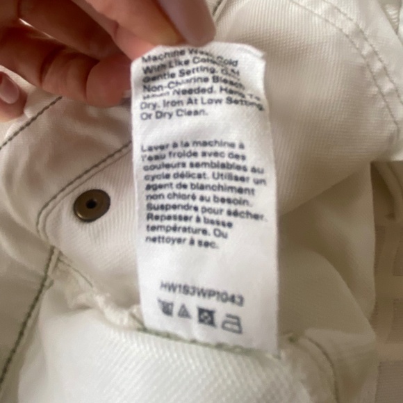 Hudson North White Cropped Pants - Picture 9 of 10